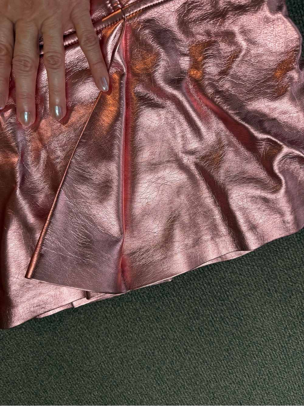 Guess Metallic Rose Mini Skirt - Picture 3 of 5